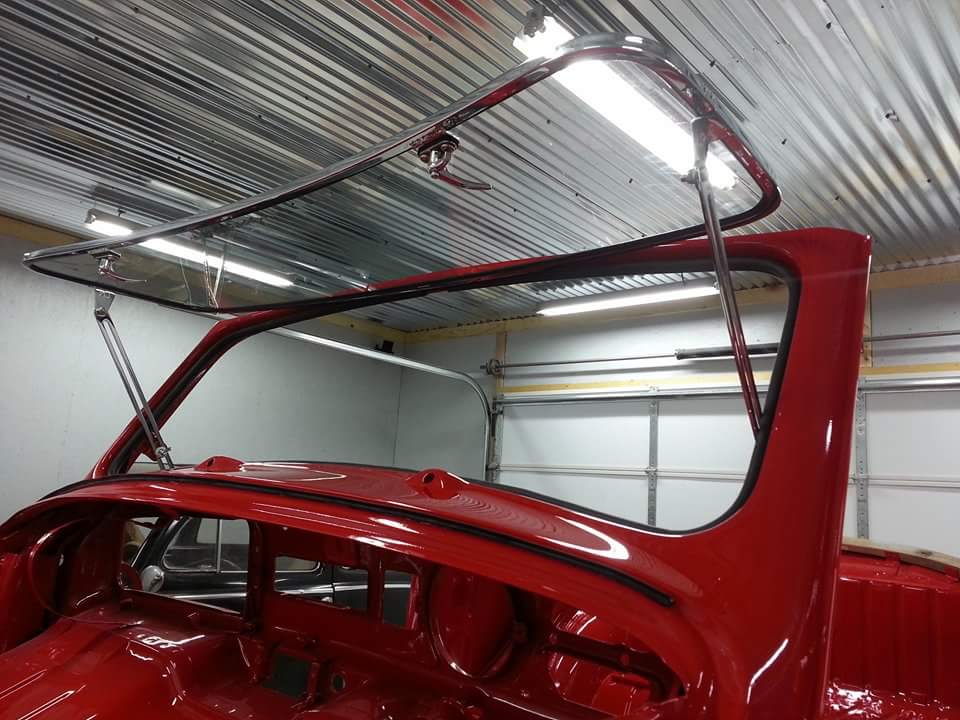 VW Bug Convertible Front Safari Window (1964 & Earlier)